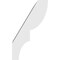 Ekena Millwork 5-in. W x 6-in. D x 10-in. H Ridgewood Architectural Grade PVC Knee Brace BRCP05X06X10RID - alternate 2